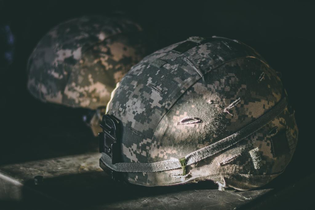 Soldiers' helmets